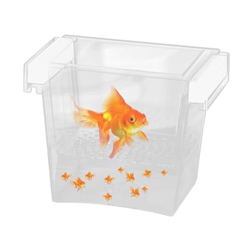 Fish Breeder Box Fish Separator for Aquarium | Feeding Container Nursery Divider for Fry Guppy Acclimation Betta Angelfish Shrimp - color: Square