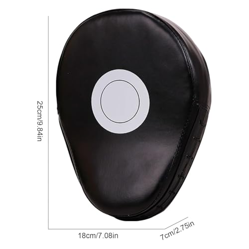 Boxing Pads, Taekwondo Kick Shield, Muay Thai Boxing Mitts, Curved Thickened MMA Pads, Martial Arts Training Equipment for Karate, Taekwondo, Muay Thai, Boxing, MMA Training - color: Black, size: 1 Pcs