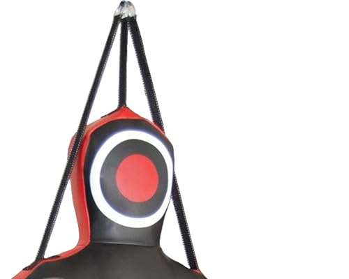 Shaza MMA BJJ Wrestling Grappling Hanging Throwing Dummy Bag Unfilled, PU Leather, Double Stitched - size: 60 inches|150cm|5 Feet