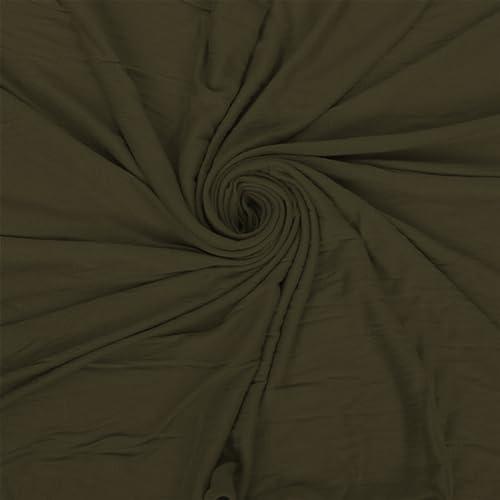 Hijab Scarf for Women Soft Cotton Muslim Jersey Hijab Head Wrap Scarves Fashion Long Scarf Shawls - color: Army Green