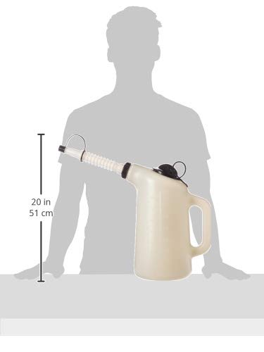 Lisle 19702 8 Quart Dispenser With Lid And Cap - size: 8 Quart, style: 8 Quart Plastic Oil Dispenser with Lid and Cap