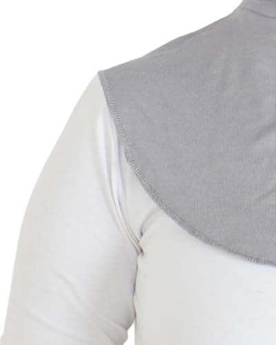 Prien Sport Hijab For Women, Muslim Head Scarf, Flexible Turban Girls, Chic Islamic Wear For Gym, Neck Collar Bonnet Viscose - color: Grey