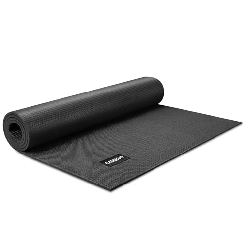 CAMBIVO Yoga Mat for Women and Men, Extra Long and Wide Exercise Mat(72"x48"/84"x30"), Large Non Slip Workout Mat for Yoga, Pilates, Fitness, Barefoot Workouts, Home Gym Studio - size: 84" x 30" x 6mm