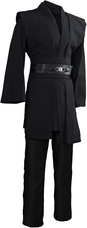GOLDSTITCH 남성용 튜닉 로브 나이트 팬시 쿨 코스프레 코스튬 - color: 블랙(튜닉), size: 3엑스라지
