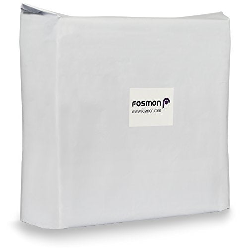 Fosmon Large Poly Mailers 30x36, 5-Pack Waterproof Shipping Bags- White | Lightweight 2.35-mil envelopes. Tear-proof, puncture-resistant, & secure adhesive seal for heavy-duty shipping supplies.