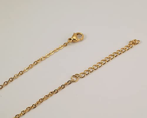 Name Necklace Personalized Engraved Name Pendant for Womens Friends - style: Morgan - Gold