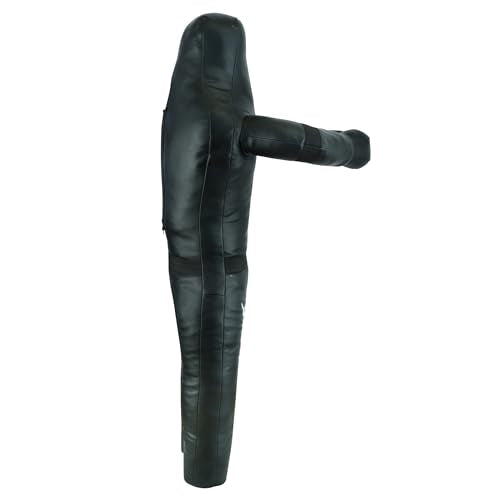 Shaza MMA BJJ Wrestling Throwing Dummy Bag, Durable PU Leather, Unfilled (40 inch | 100 cm)