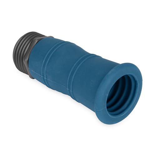 Camco Water Bandit - Features a Flexible Silicone Sleeve for 1" Faucets & Male Water Hose Connection that Fits 3/4-11.5NH Hose Threads - Works with Damaged Faucet Threads/Threadless Faucets (22484) - size: No Size