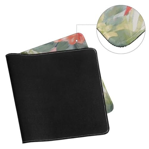 Large Size Gaming Mouse Pad Flamingos and Flowers Desk Mat Non-Slip Base Waterproof Desktop Writing Pad for Office Home - color: Flamingos and Flowers, size: 30x60cm