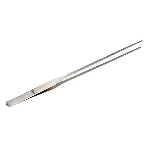 FEITA Extra-Long 15-Inch Tweezer Stainless Steel Straight for Aquarium Fishtank Aquascaping Tools, Mega Reptile Feeding Tongs - style: 15Inch Straight-Tip