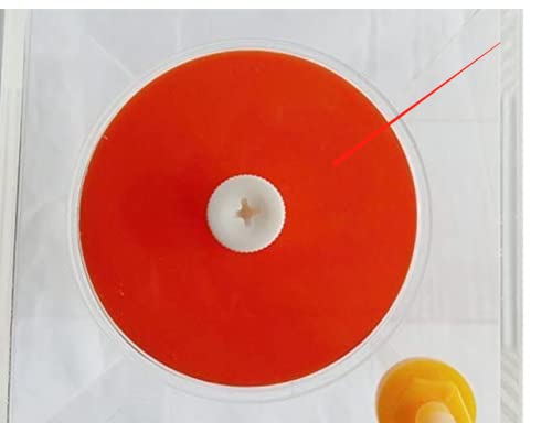 Spare Part for dosing Pump Liquid Container lid Cover Orange Color 7cm Diameter (3 pcs Package)