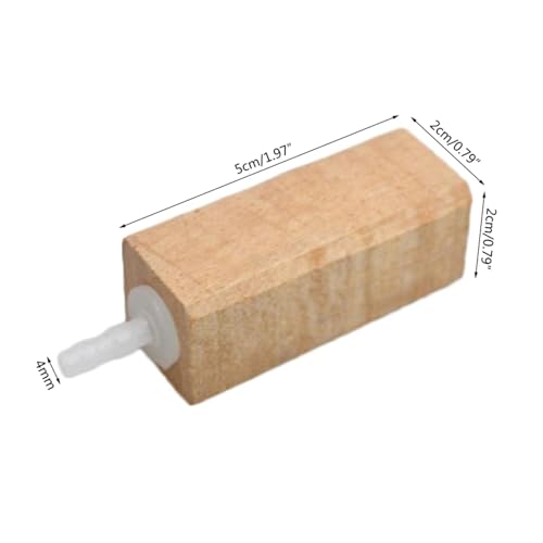 Increasing Wooden Air Stone Mineral Bubble Release Aquarium Air Stone