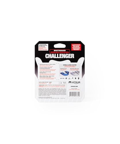 Venum Challenger Mouthguard - Strap/Strapless - color: Black/Grey, size: Adult
