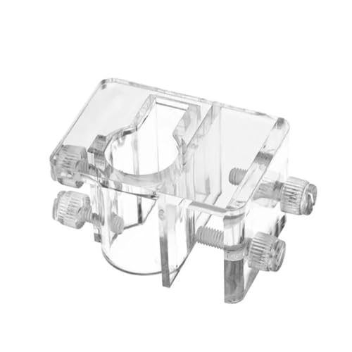 Aquarium Fish Tank Inflow Outflow Tube Holder 6pcs 26mm Large Pipe Water Tube Fixed Clip Acrylic Aquarium Water Tube Holder Water Pipe Hose Mount Bracket Fish Tank Hose Clamp(26mm) - size: 26mm