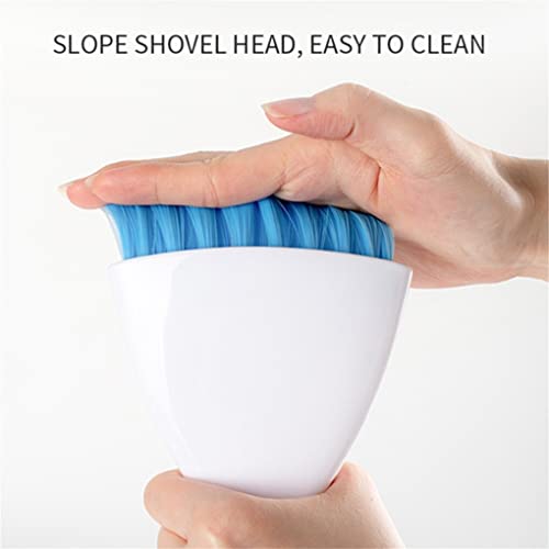 Dust pan Broom Brush Dustpan - Small Broom and Dustpan Set,Mini Broom and Dustpan,Small Dustpan and Brush Set for Home Cleaning, Sofa, Desk, Guinea Pig Cage, Cat Litter etc.(Light Blue) - color: Light Blue, size: 1 Set