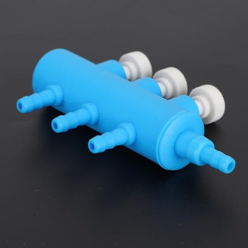 2Pcs 4mm Adapter Connector Plastic Distributor Aquarium Air Pump Splitter for Fish Tank Oxygen Tubing(3 Way) - style: 3 Way