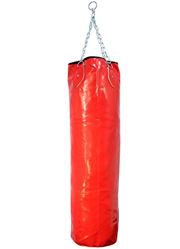 Bestzo MMA Punching Bag - Motion Master of Martial Arts-Synthetic Leather Black-Unfilled - size: 70 Inch (6ft)