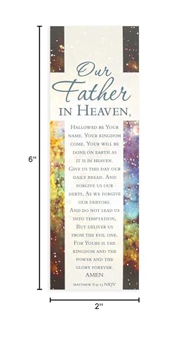 Lord's Prayer Bookmarks, 2 x 6 inches, 25 Bookmarks