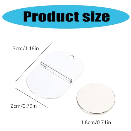 Harm Frees Clothing Magnet Buckle Hijab Shawl Pin Brooch Converter Badge Fastener Tool Fashion Accessories Thin Fabric Magnet - color: White