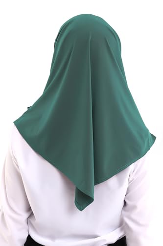 ihvan online, Hijab Scarves for Women, Ready to Wear, Lightweight and Comfortable Headscarf, Instant Turban, Jersey, Presewn - color: Aqua Green