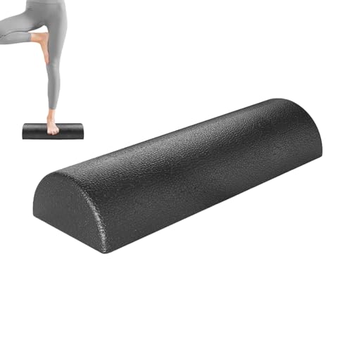 Body Muscle Foam Roller - 30x15x7.5cm High Density Stretching Equipment, Fitness Recovery Half Roller, Durable Workout Tool for Release | Home Studio Yoga Pilates Post Sports Stretching - color: 45cm