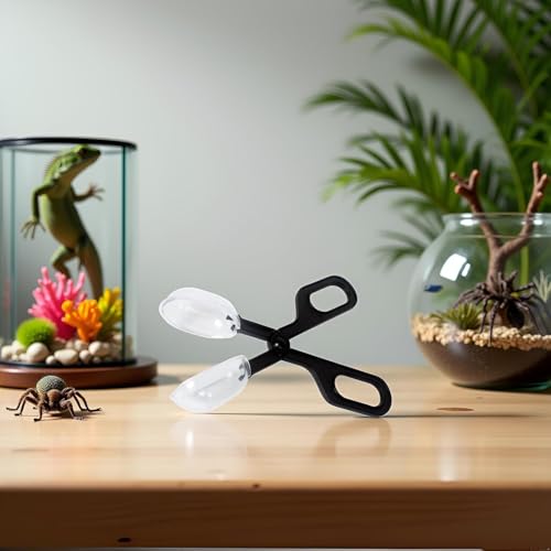 of Reptile Feeding Clamp Reptile Poop Scoop Cage Fish Tank Cleaning Tools Reptile Feeding Tool for Gecko Lizard Bearded Dragon,for Snakes Lizard Tarantulas Reptile Supplies Reptiles and Amphibians