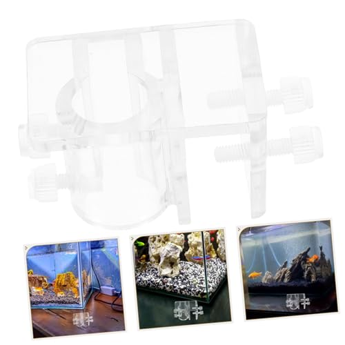 Aquarium Water Pipe Fixing Clamp Heavy Duty Hose Holder Bracket for Fish Tank Adjustable Dosing Pump Hose Clip Sturdy Tube Hanger Easy Installation