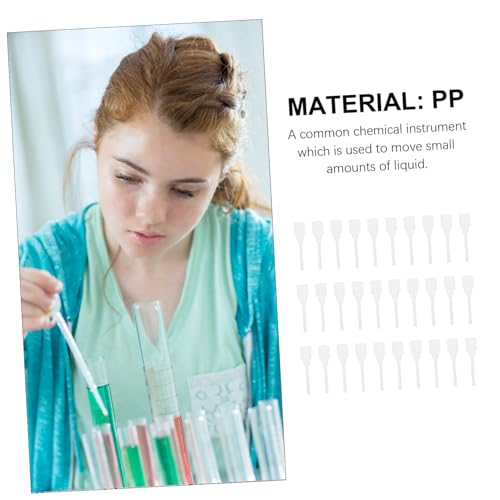 30pcs Liquid Pipettes Spring Droppers for Essential Oils Laboratory Transfer Tools Material for Liquid Measurement for Experiments and Projects