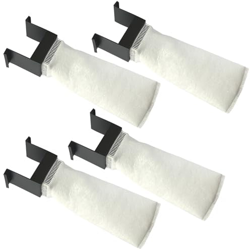 4 Pack 200 Micron Filter Socks - Compatible with Innovative Marine Nuvo Fusion Desktop Aquarium