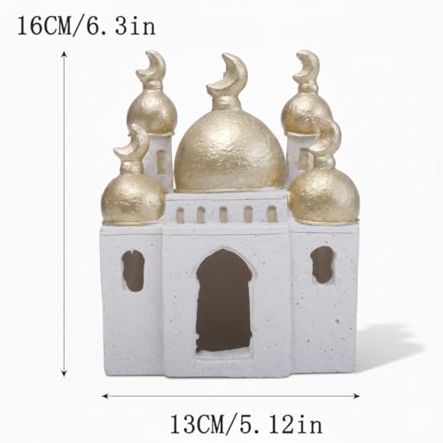 Ramadan Home Decor Islamic Gift 2026 Mosque Tower Arabic (Original Product) - style: Retro