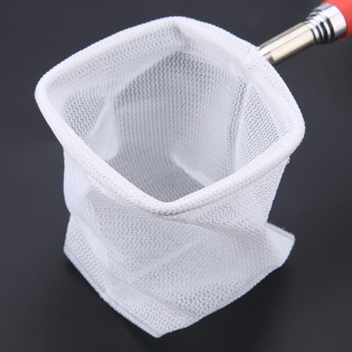 Green/Red Square Round Metal Aquarium Fish Net Mini Size Extendable Telescopic Fish Shrimp Landing Net Aquarium Fish Tank Tool - style: Red Square