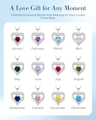 S925 Sterling Silver Necklace for Women, Wife Jewelry Rose Gold, Mom Birthday Valentines Mothers Day Gifts, Girlfriend Necklaces, Daughter Heart Jewel, Anniversary for Her - style: Sterling Silver 03 Mar