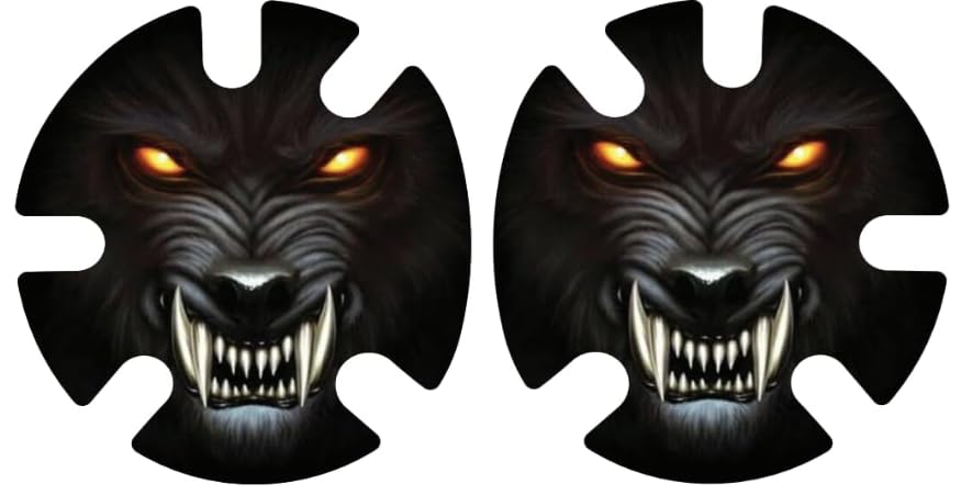 4Time All American Wrestling Headgear Decals Wraps (Wolf) - color: Wolf