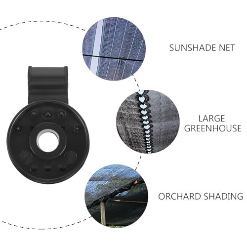 BESTonZON 20pcs Plastic Buckle Clips for Gardening Accessories, Sunshade Mesh Clamps for Greenhouse Netting, Sturdy Garden Mesh Fixing Clips for Outdoor Agricultural and Livestock Use