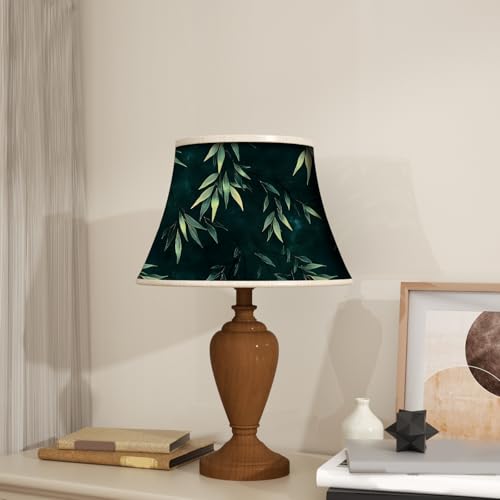 Dark Green Gold Bamboo Leaves Peel and Stick Wallpaper 17.5" x 118" | Self-Adhesive, Removable Waterproof Contact Paper for Bedroom, Bathroom, Cabinets, Accent Wall, Laundry Room - color: Teal Green/Gold, size: 17.5" x 118"