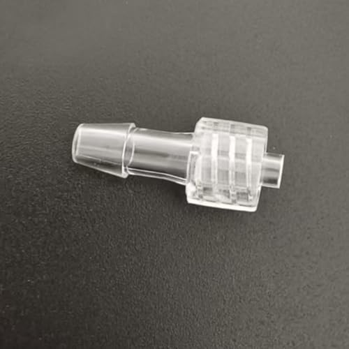 Male Luer Lock 3/16" Polycarbonate Hose Barb Adapter for Laboratory Biochemical Analytical Instruments, Food Machinery and Aquarium Equipment, 100pcs