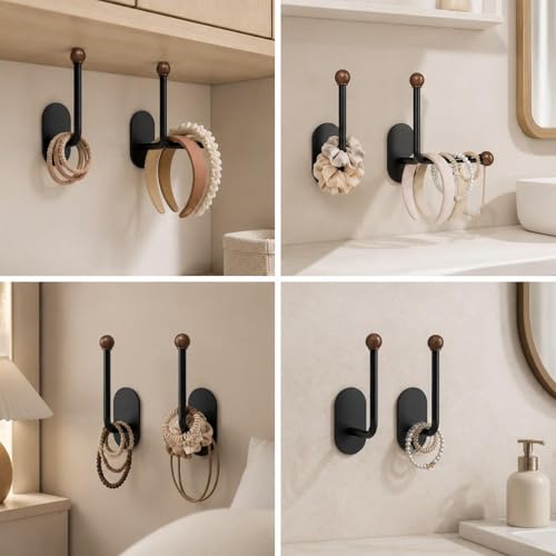 2 Pieces Boxing Glove Wall Hook Display Rack Punching Dryer Stand Carbon Steel Construction Easy to Install Suitable for Training Room Home Gym B - color: Black