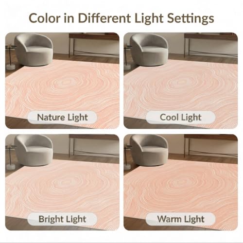 8'x10' Washable Modern Geometric Large Rug, Beige Non-Shedding Pet Friendly Carpet Foldable Easy Care Mat for King Size Bedroom, Master Suite, Under Bed | Ref:1908935 - color: Beige/Pattern 28, size: 8' x 10' (Rectangular)