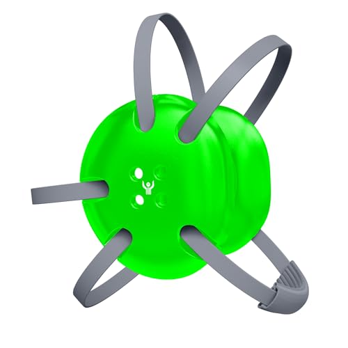 Great Call Athletics | Wrestling Classic Headgear | Earguard Adult Grappling Head Gear | Adjustable Ear Guards Silver Straps - style: Neon Green w/ Silver Straps