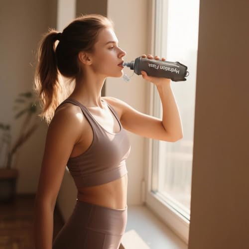 GUYI GYGYL Soft Flask Collapsible Water Bottle for Sports, 500ml Grey 2pcs - color: 2Pcs 500ml Grey