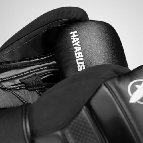Hayabusa T3 Boxing Gloves - Sparring | Sparring Gloves, Muay Thai Gloves, Kickboxing Gloves, Heavy Bag Gloves, Boxing Gloves for Men and Women, Boxing Gloves - color: Black, size: 14oz