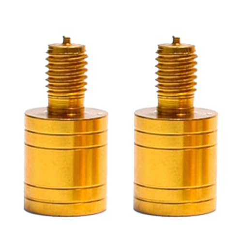 2Pcs Fishing Landing Net Thread Adaptor Alloy Fishing Poles Connector Fishing Landing Harpoons Dip Parts Easy to Install Net Head Adapter