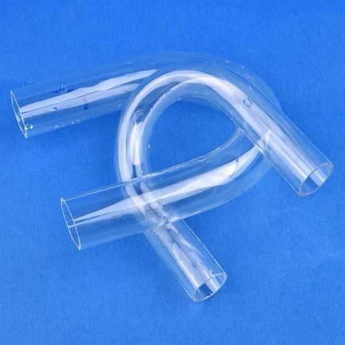U Shape Acrylic Tube for Aquarium Fish Tank: Outer Dia 32mm Aquarium Pumps Pipe Connector Water Supply Tube, Transparent U Shape Test Tube for Garden Supplies Home DIY Connector