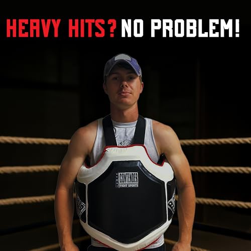 Contender Fight Sports Heavy Hitter Boxing Body Protector PBP Black/White