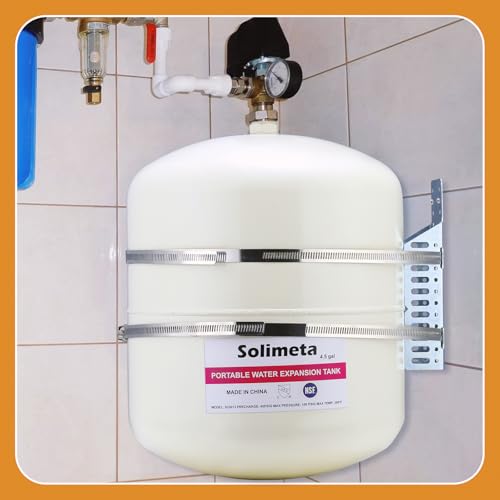 4.5 Gallon Potable Water Expansion Tank With Adjustable Wall Mounting Bracket - style: 4.5 gallon with bracket