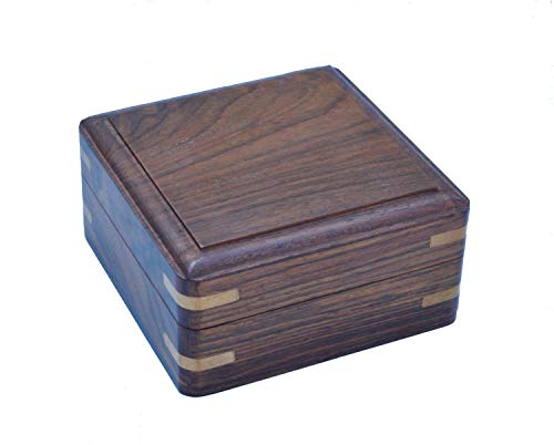 Personalized Compass Gift for Baptism, Confirmation | Religious Keepsake Engraved with Bible Verse | Optional Wood Box with Plaque Available | Gift Box Included - style: Proverbs 3:5-6