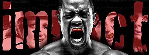 Impact Mouthguard Boxing, MMA, Muay Thai Sports Mouthguards for Youth Adults, Professional Custom-Fit, Tribal White on Black - color: White on Black