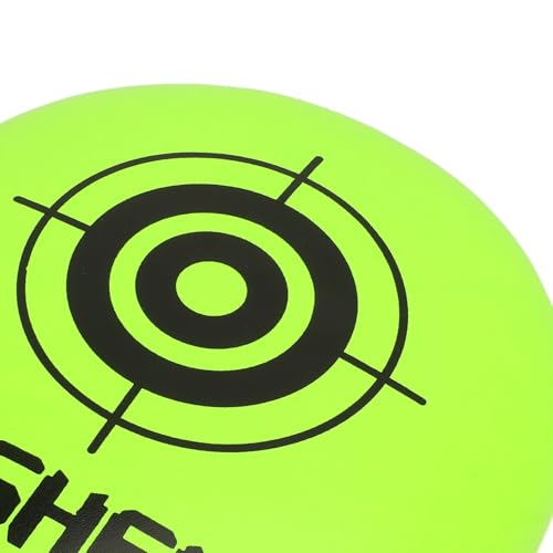 Generic Boxing Target Paddle Kickboxing Striking Target Pad Taekwondo Kick Pad PU EVA Smooth Anti Slip Surface Easy to Carry with and Footwork Feedback for Box - color: Fluorescent Green