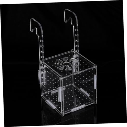 VANZACK Acrylic Fish Tank Isolation Box Breeding Acclimation Box for Fish Tank Separator Betta Guppy Incubator Floating Cover