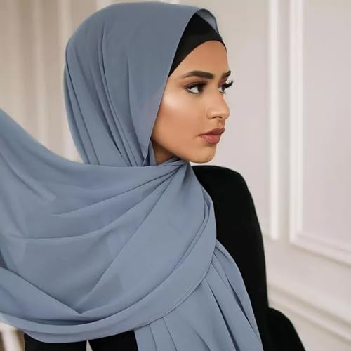 Women Under Scarf Hat Hijab Undercap Islamic Muslim Under Scarf Hijab Cap with Tie-Back Closure - color: Black+coffee